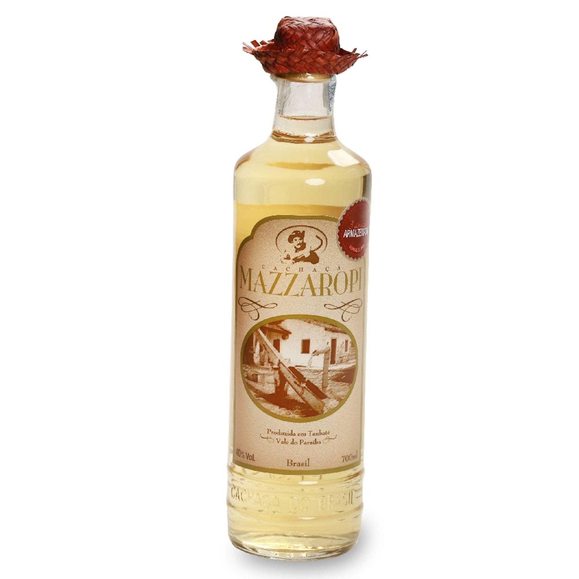 Cachaça Mazzaropi Branca Envelhecida 03 anos